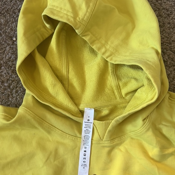 Lululemon all yours cropped hoodie sz 4 soleil - Picture 5 of 7